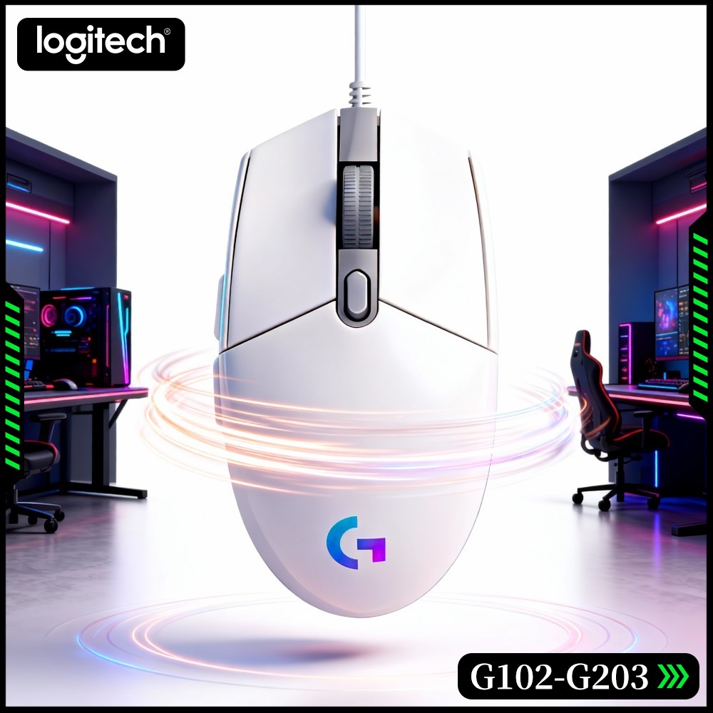 Esports Gaming Tournaments - Mouse Gamer com Fio Logitech G102,
