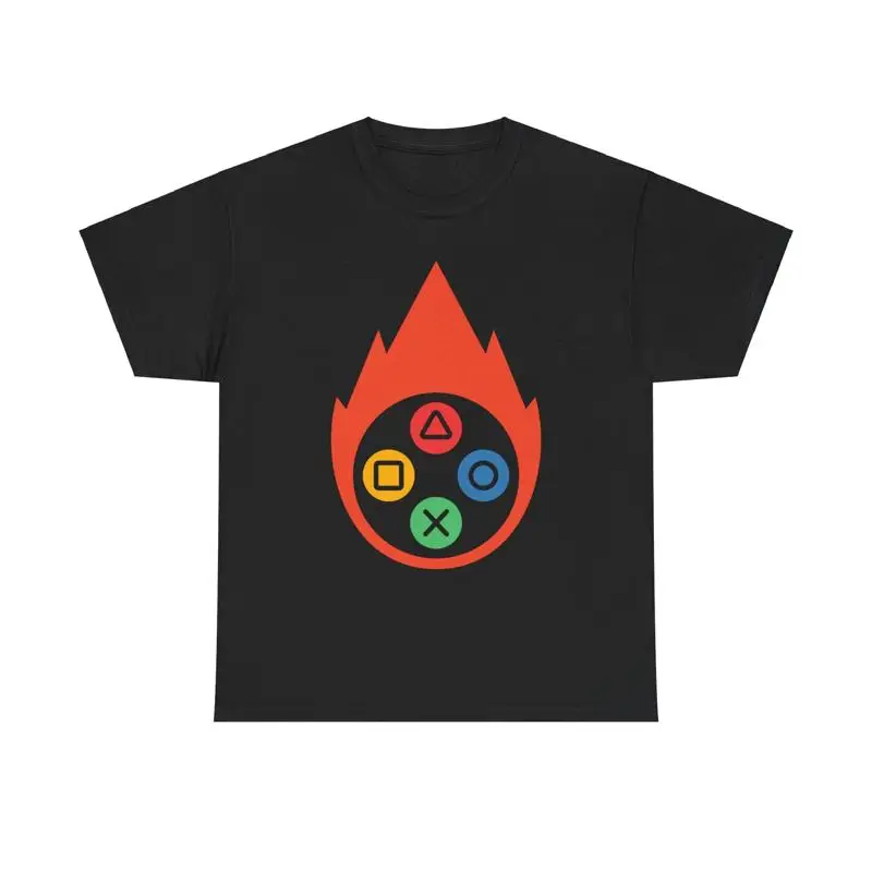 Esports Gaming Competition - Camiseta Game On Fire para jogadores,