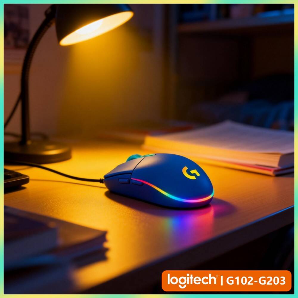 Esports Gaming Tournaments - Mouse Gamer Logitech G102 com Fio,