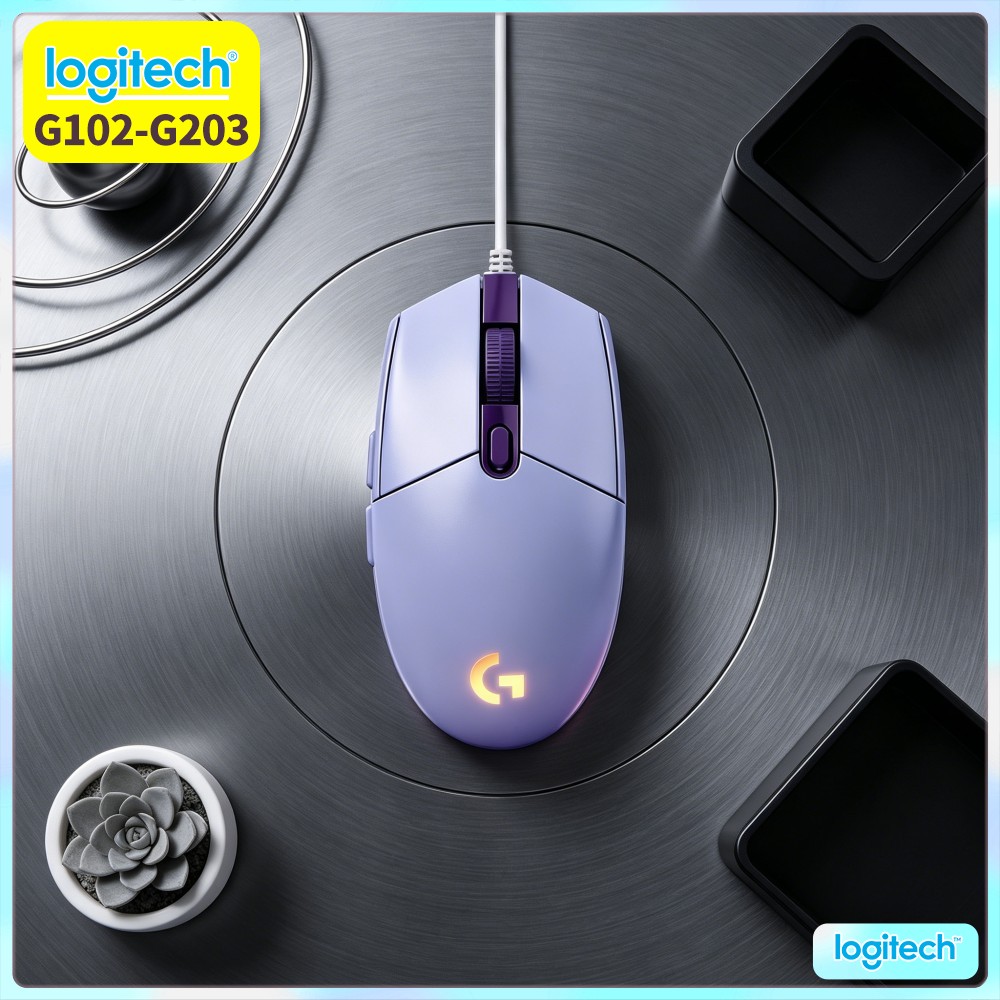 Esports Gaming Tournaments - Mouse Gamer Logitech G102 com Fio,