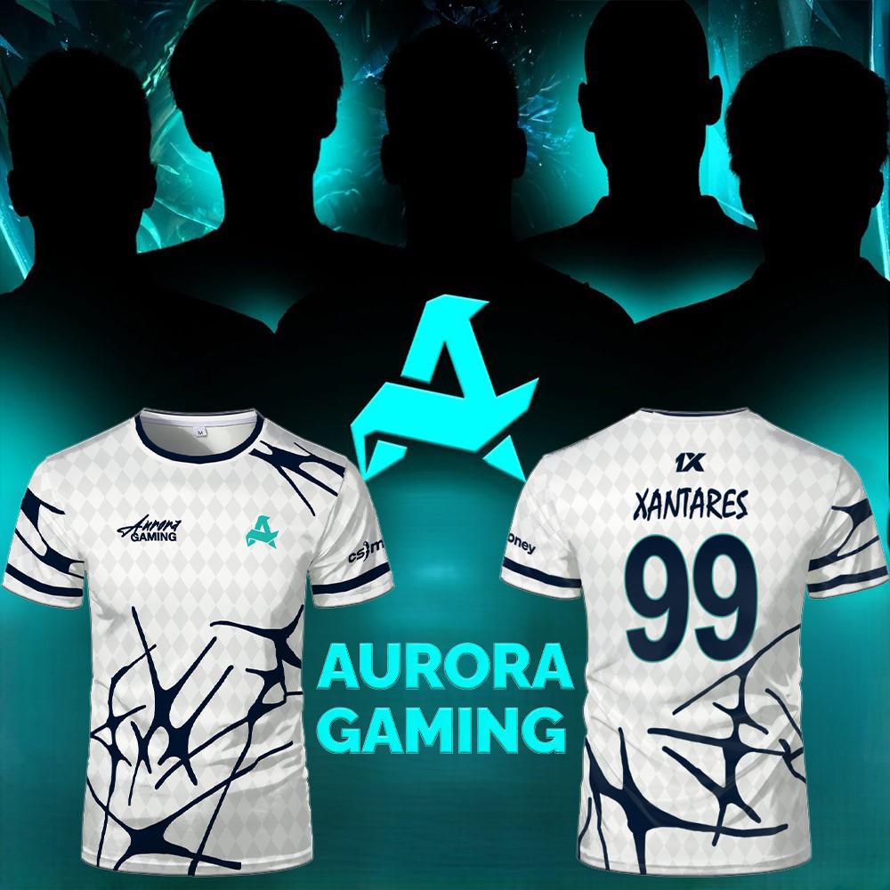 Custom Esports Gaming Jersey - Equipe de esportes Aurora Gaming Jersey