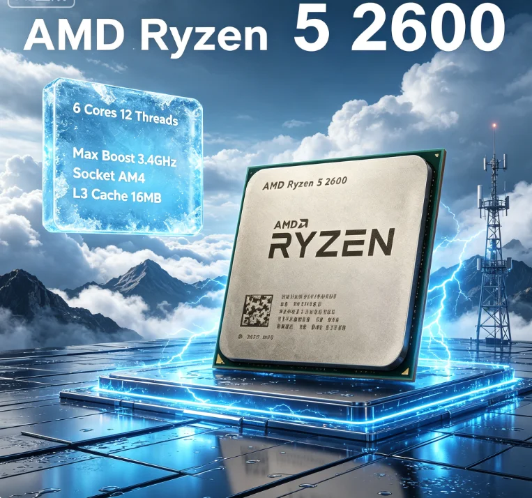 Esports Gaming Cafe - Processador AMD Ryzen 5 2600 para