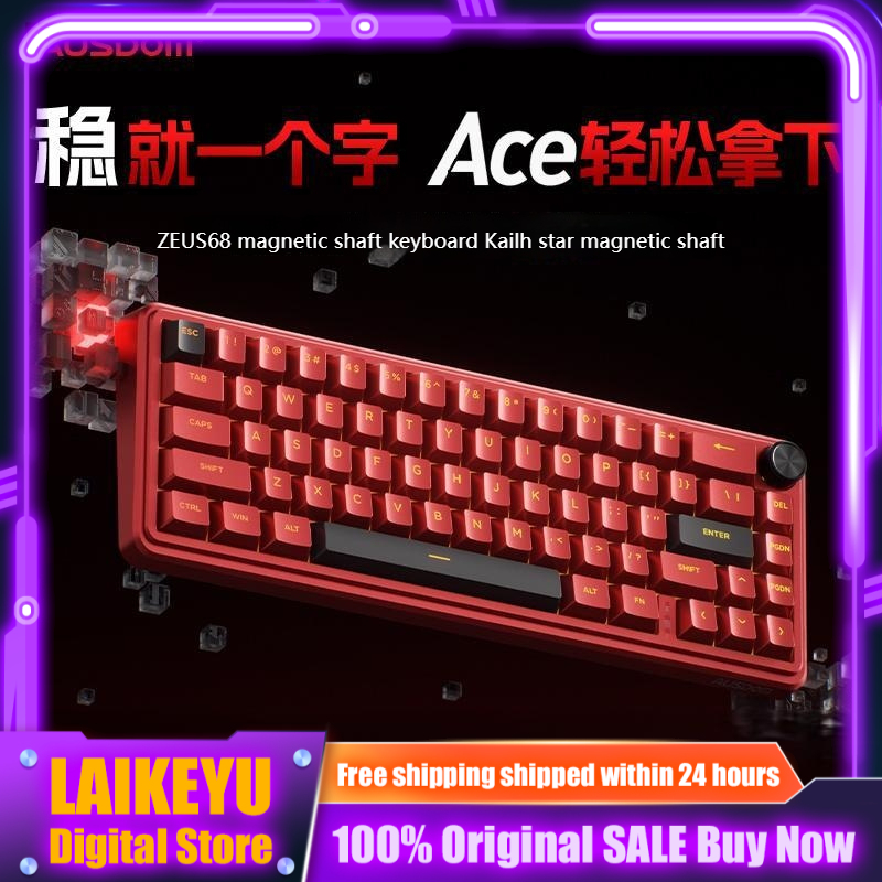 Esports Gaming Competition - AUSDOM Zeus68 Eixo Magnético Teclado Mecânico
