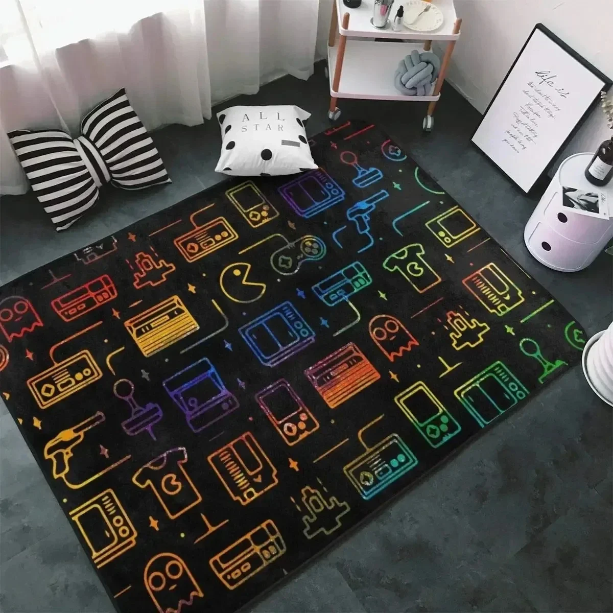 Esports Gaming Live - Tapete de Jogos Esports Preto com