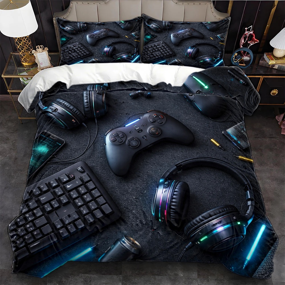 Esports Gaming Bed - Conjunto de Cama com Tema de