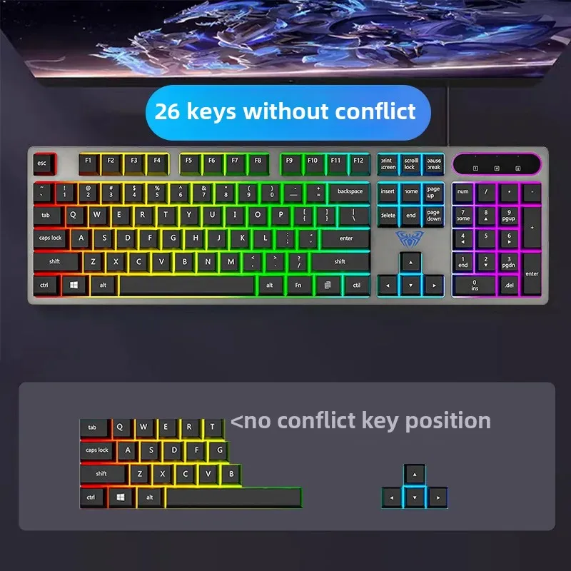 Conjunto de Teclado e Mouse Il - Esports Gaming Cafe avaliação e preço
