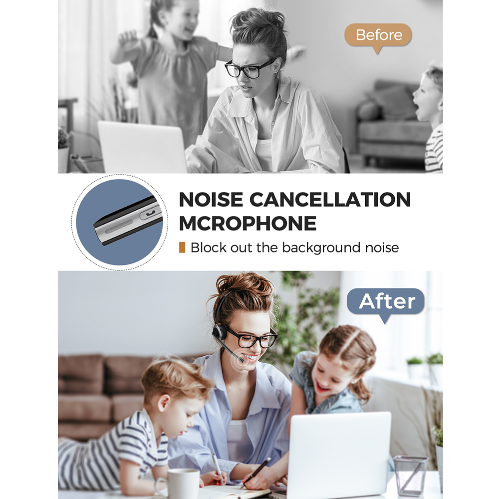 Mpow-Wireless Bluetooth Headse - Sound Dampening Foam avaliação e preço