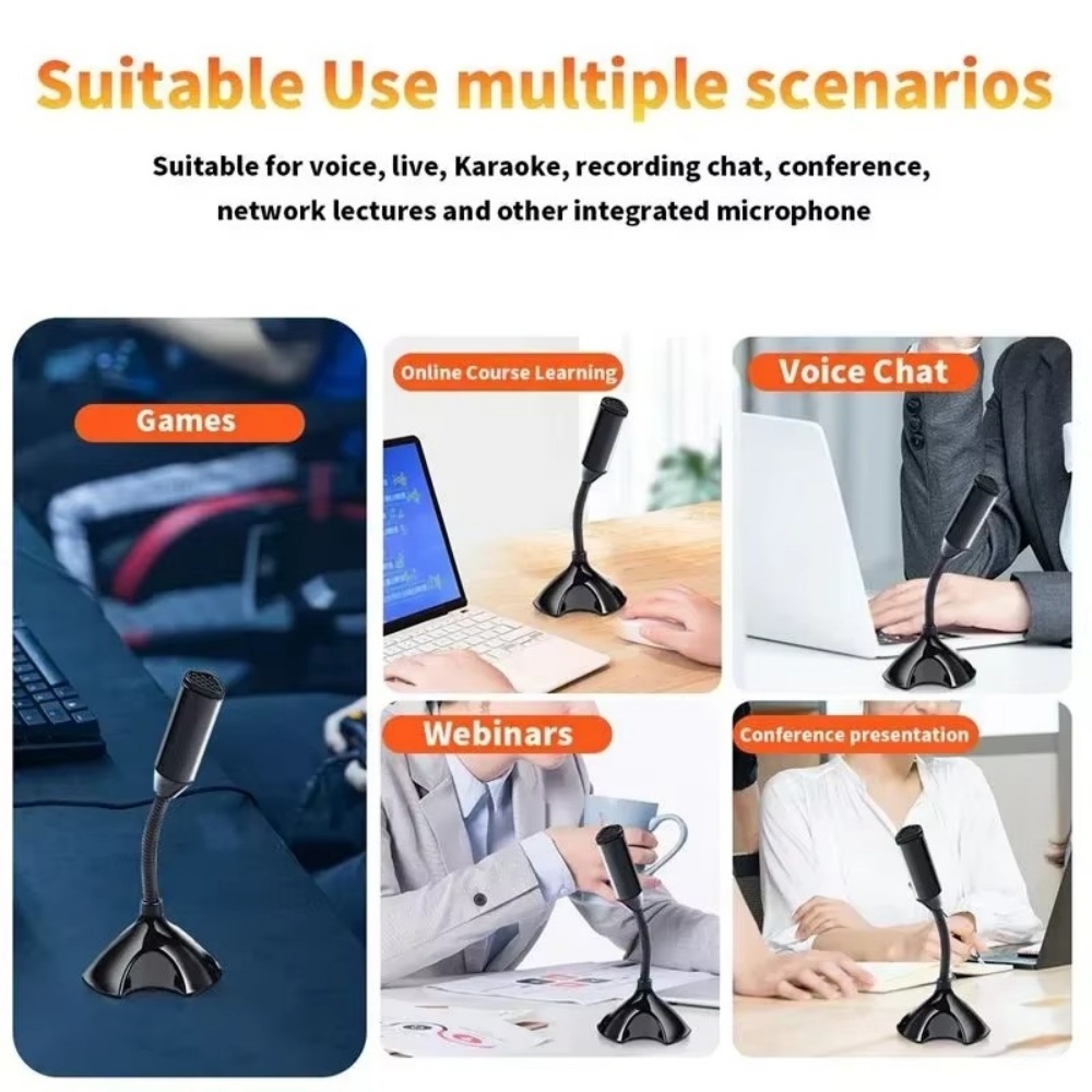 Microfone USB para Laptop e Co - Streaming Mic Condenser avaliação e preço
