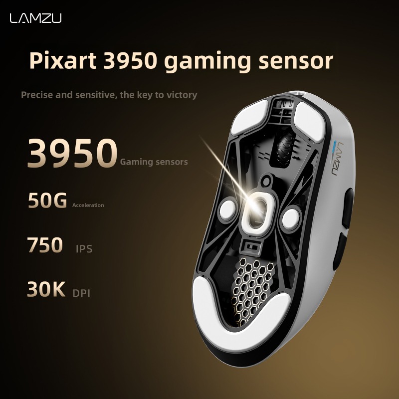 Mouse Gamer Sem Fio LAMZU 8K P - Esports Gaming Tournaments avaliação e preço