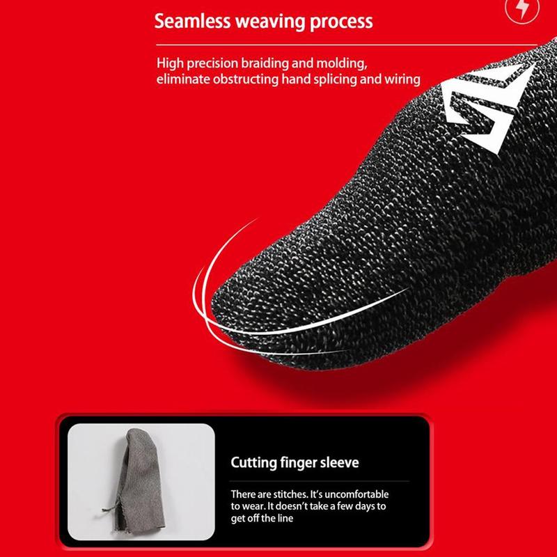2 pares de luvas para jogos de - Esports Gaming Finger Sleeve avaliação e preço