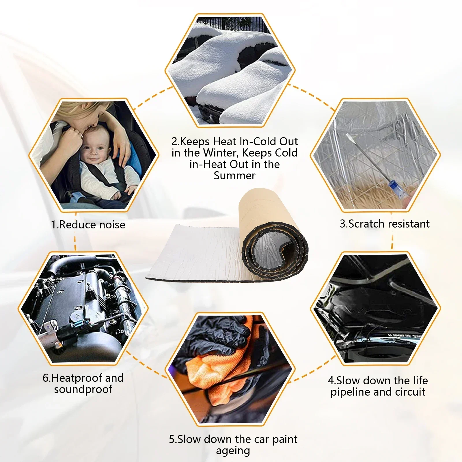 2000*500/250*400mm 5/10mm tape - Sound Dampening Foam avaliação e preço