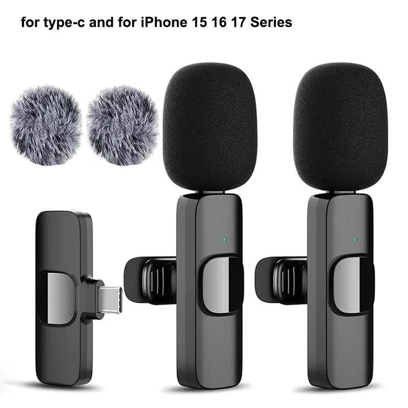 Microfone Lavalier Sem Fio par - Streaming Mic Condenser avaliação e preço