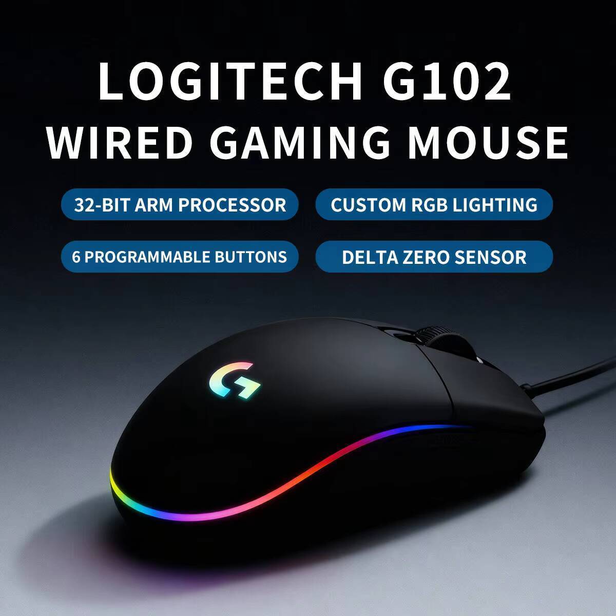 Mouse Gamer Logitech G102 Prod - Esports Gaming Competition avaliação e preço