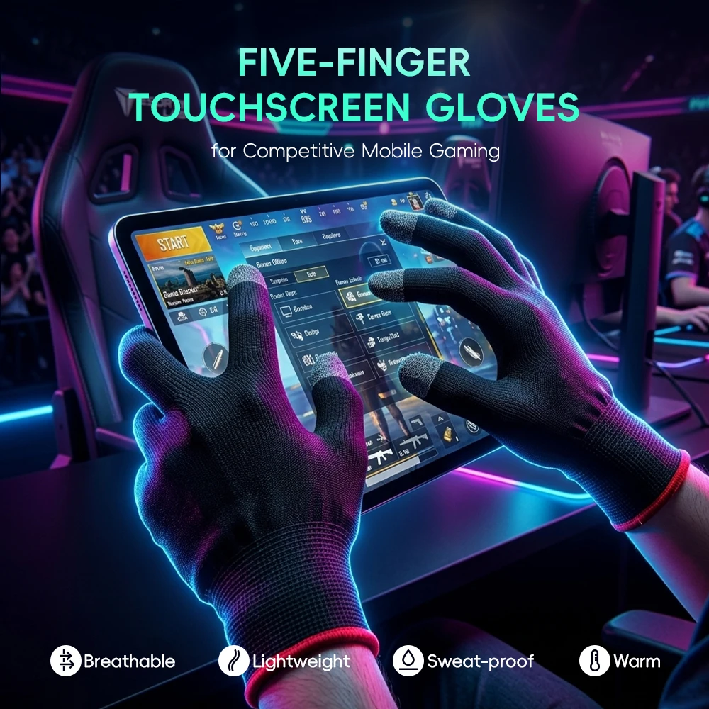 Luvas para Jogos Móveis Data F - Esports Gaming Finger Sleeve avaliação e preço