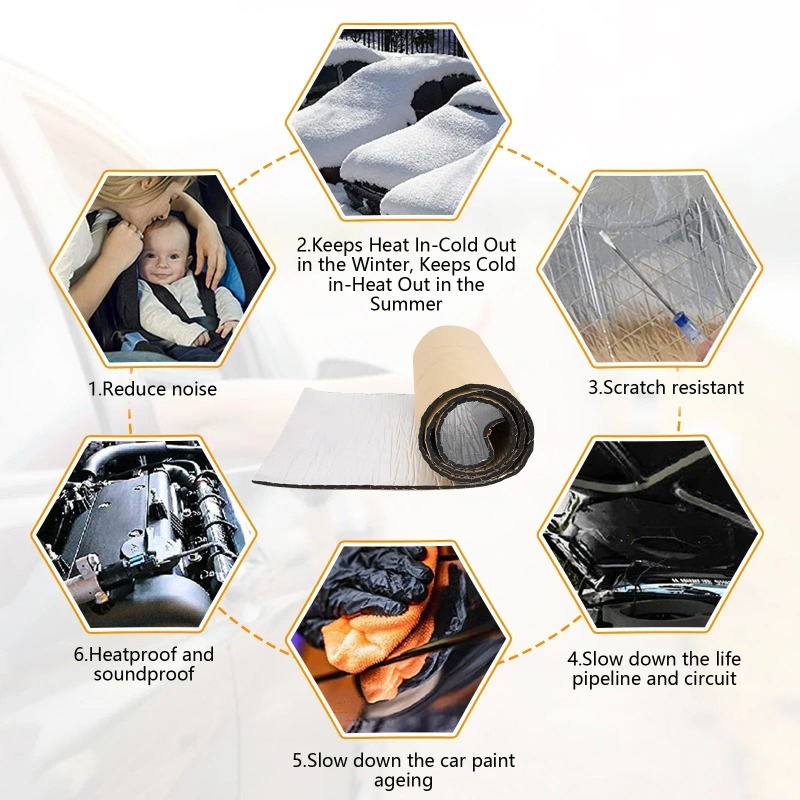 Manta Acústica para Carro 200x - Sound Dampening Foam avaliação e preço