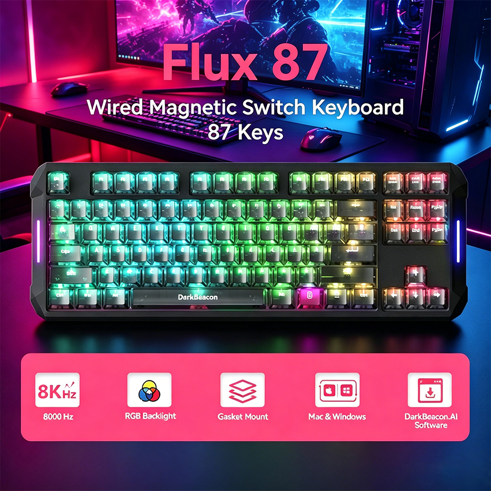 Teclado Gamer DarkBeacon Flux  - Esports Gaming Business avaliação e preço