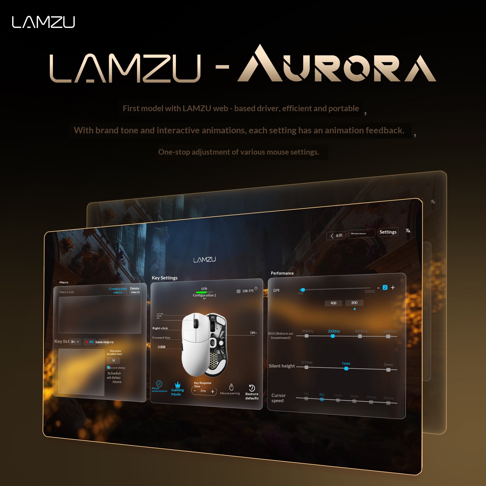 Mouse Gamer Sem Fio Lamzu Maya - Esports Gaming Tournaments avaliação e preço