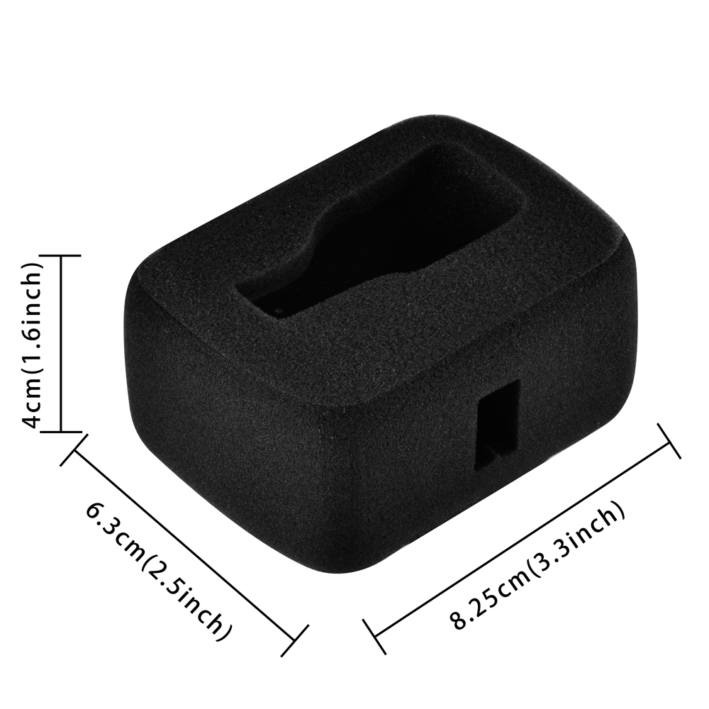 Windslayer para gopro hero 8 p - Sound Dampening Foam avaliação e preço
