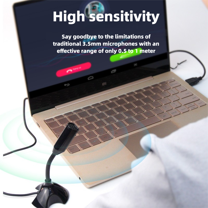 Microfone USB Pequeno para Com - Streaming Mic Condenser avaliação e preço